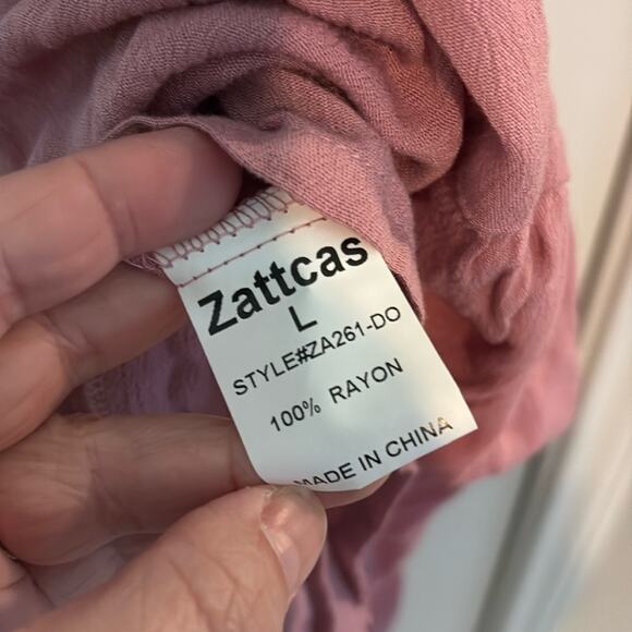 Zattacas Smocked Flutter Sleeve Prairie Dress - Picture 6 of 7